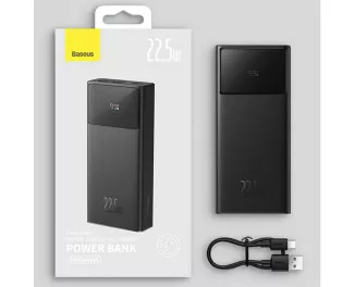 Портативний акумулятор Baseus Star-Lord Digital Display Fast Charge 20000mAh 22.5W (PPXJ080001) Black