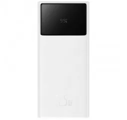 Портативний акумулятор Baseus Star-Lord Digital Display Fast Charge 30000mAh 22.5W (PPXJ060102) White