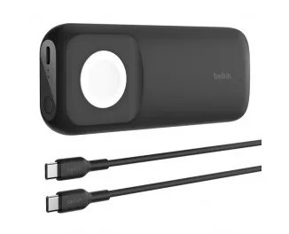 Портативний акумулятор Belkin BoostCharge Pro 10000mAh 20W with Fast Wireless Charger for Apple Watch Black (BPD005BTBK)
