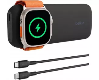 Портативный аккумулятор Belkin BoostCharge Pro 10000mAh 20W with Fast Wireless Charger for Apple Watch Black (BPD005BTBK)