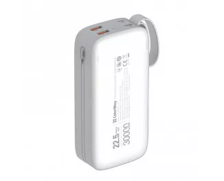 Портативный аккумулятор ColorWay 30000mAh White (CW-PB300LPA4WT-PDD)