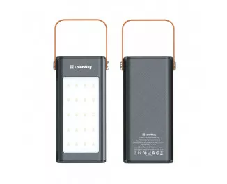 Портативный аккумулятор ColorWay LCD/Lamp 80000mAh Black (CW-PB800LPA8BK-PDD)