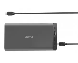 Портативний акумулятор Hama Universal 26800mAh PD 5-20V/60W Grey (00200012)