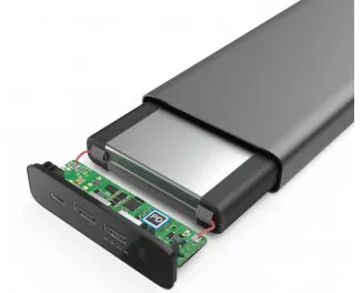 Портативный аккумулятор Hama Universal 26800mAh PD 5-20V/60W Grey (00200012)