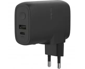 Портативний акумулятор + ЗП Belkin Boost Up Charge 25W + Power Bank 5K + Travel Adapter Kit + Кабель Type-C 1,0м  (BPZ003BT1MBK-B6) Black
