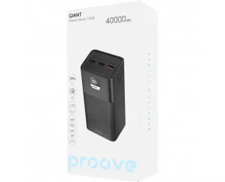 Портативный аккумулятор Proove Giant Lite 22.5W 40000mAh Black (PBGI20312201)