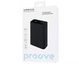 Портативний акумулятор Proove Hyper Flux 22.5W 20000mAh Black (PBH220120001)