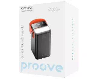 Портативный аккумулятор Proove Powerbox 65W 60000mAh Black (PBPB65412201)