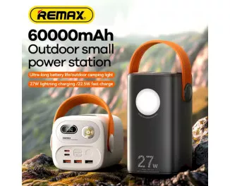 Портативний акумулятор Remax RPP-123 Gutitan 27W 60000mAh Gray