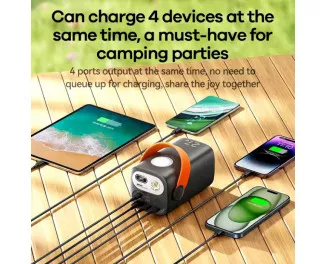 Портативний акумулятор Remax RPP-123 Gutitan 27W 60000mAh Gray