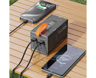 Портативный аккумулятор Remax RPP-609 Container 22.5W 60000mAh Green