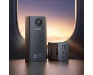 Портативный аккумулятор Romoss Pro 65W 27000mAh Black (PEA27S)