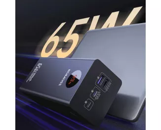 Портативный аккумулятор Romoss Pro 65W 40000mAh Black (PEA40S)