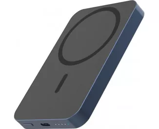 Портативный аккумулятор с беспроводной зарядкой 2E Wireless QI 5000mAh Blue (2E-PB0545-BLUE)