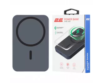 Портативный аккумулятор с беспроводной зарядкой 2E Wireless QI 5000mAh Blue (2E-PB0545-BLUE)