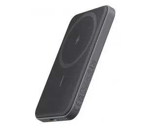 Портативний акумулятор з бездротовою зарядкою Anker 621 Magnetic Magsafe Powerbank 5000mAh Black (A1610)