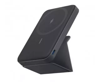 Портативний акумулятор з бездротовою зарядкою Anker 622 Magnetic Battery 5000mAh [MagGo with Stand] - Black (A1614011)