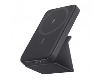 Портативний акумулятор з бездротовою зарядкою Anker 622 Magnetic Battery 5000mAh [MagGo with Stand] - Interstellar Gray (A1611011)