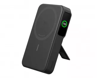 Портативный аккумулятор с беспроводной зарядкой Anker MagGo Power Bank 10000mAh Black (A1654011)