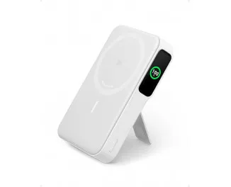 Портативный аккумулятор с беспроводной зарядкой Anker MagGo Power Bank 10000mAh White (A1654021)