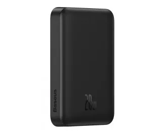 Портативный аккумулятор с беспроводной зарядкой Baseus Magnetic Mini 10000mAh 20W (Qi 15W) (P10059001113-00) Black
