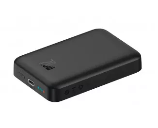 Портативный аккумулятор с беспроводной зарядкой Baseus Magnetic Mini 10000mAh 20W (Qi 15W) (P10059001113-00) Black