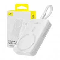 Портативный аккумулятор с беспроводной зарядкой Baseus Magnetic Mini 10000mAh 30W White (P1002210B223-00)