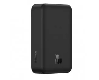 Портативный аккумулятор с беспроводной зарядкой Baseus Magnetic Mini 20000mAh 20W Black (PPCX150001)
