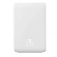 Портативный аккумулятор с беспроводной зарядкой Baseus Magnetic Mini 20000mAh 20W White (PPCX150002)