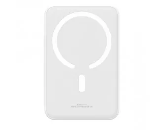 Портативный аккумулятор с беспроводной зарядкой Baseus Magnetic Mini 20000mAh 20W White (PPCX150002)