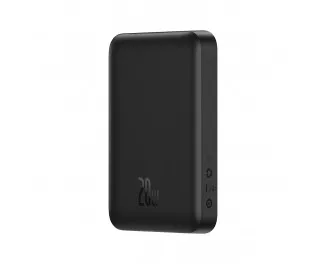 Портативний акумулятор з бездротовою зарядкою Baseus Magnetic Mini (Overseas Edition) 10000mAh 20W (Qi 15W) (PPCX070001) Black