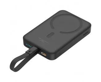 Портативный аккумулятор с беспроводной зарядкой Baseus Magnetic Mini Wireless Fast Charge Power Bank iP Edition 10000mAh 20W (P10022109113-00) Black