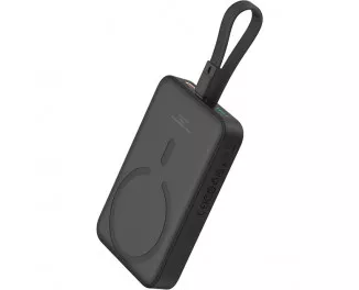 Портативный аккумулятор с беспроводной зарядкой Baseus Magnetic Mini Wireless Fast Charge Power Bank iP Edition 10000mAh 20W (P10022109113-00) Black