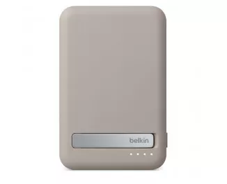 Портативний акумулятор з бездротовою зарядкою Belkin BoostCharge Pro Magnetic 5K 5000mAh Sand (BPD006jqSD-APL, HRX42)