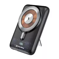 Портативный аккумулятор с беспроводной зарядкой ColorWay 10000mAh 15W MagSafe Black (CW-PB100LPA3BK-WPDD)