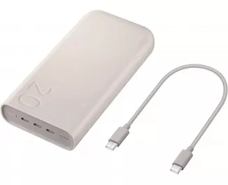 Портативний акумулятор Samsung 20000mAh 45W (EB-P4520XU) Beige