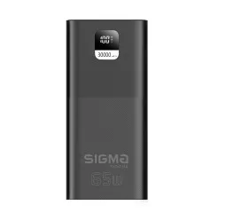 Портативний акумулятор Sigma mobile X-Power SI30A6QLX 30000mAh Black (4827798835111)