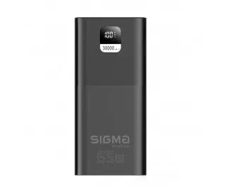 Портативний акумулятор Sigma mobile X-Power SI30A6QLX 30000mAh Black (4827798835111)