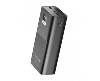 Портативний акумулятор Sigma mobile X-Power SI30A6QLX 30000mAh Black (4827798835111)