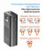 Портативний акумулятор Sigma mobile X-Power SI30A6QLX 30000mAh Black (4827798835111)
