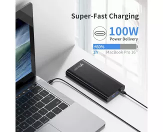 Портативный аккумулятор Voltero S25 26800mAh 100W Black (8720828063101, 6090525828894)