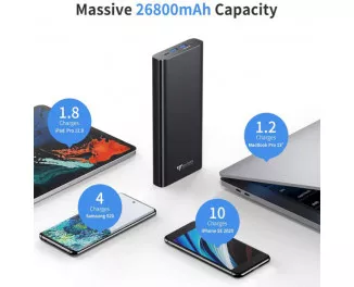 Портативный аккумулятор Voltero S25 26800mAh 100W Black (8720828063101, 6090525828894)