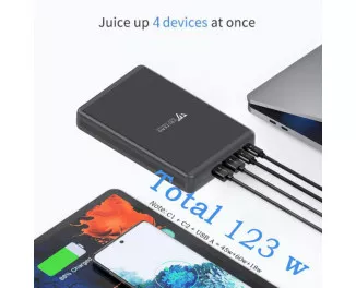 Портативный аккумулятор Voltero S50 50000mAh 100W Black (8720828063200, 6090537940980)
