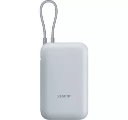 Портативний акумулятор Xiaomi 10000mAh 22.5W Integrated Cable Blue (BHR9073GL)