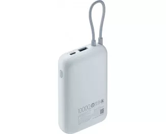 Портативний акумулятор Xiaomi 10000mAh 22.5W Integrated Cable Blue (BHR9073GL)