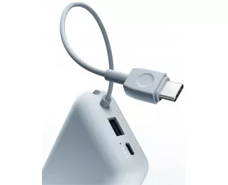 Портативний акумулятор Xiaomi 10000mAh 22.5W Integrated Cable Blue (BHR9073GL)