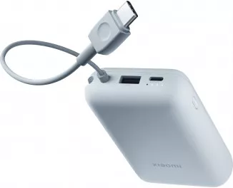 Портативний акумулятор Xiaomi 10000mAh 22.5W Integrated Cable Blue (BHR9073GL)