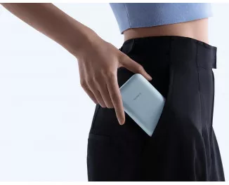 Портативний акумулятор Xiaomi 10000mAh 22.5W Integrated Cable Blue (BHR9073GL)