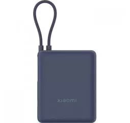Портативний акумулятор Xiaomi 10000mAh 33W Integrate Cable Blue (BHR9341GL)