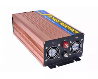 Перетворювач (інвертор) + зарядний пристрій Pulsepad PSWCH-1500 12V 1500W PURE SINE WAVE